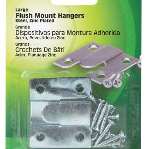 Hillman AnchorWire Silver Flush-Mount Picture Hanger 3 lb 2 pk