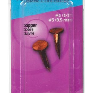 Hillman No. 3 X 3/8 in. L Copper Cut Tacks 0.5 pk