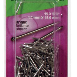 Hillman 19 Ga. X 5/8 in. L Bright Steel Brad Nails 1 pk 2 oz