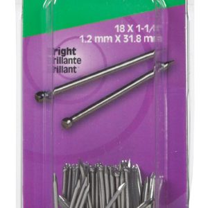 Hillman 18 Ga. X 1-1/4 in. L Bright Steel Brad Nails 1 pk 1.75 oz