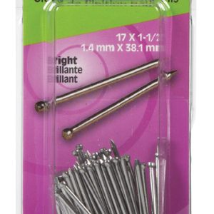 Hillman 17 Ga. X 1-1/2 in. L Bright Steel Brad Nails 1 pk 1.75 oz
