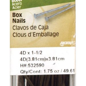 Hillman 4D 1-1/2 in. Box Polished Steel Nail Large Head