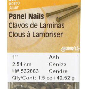Hillman 1 in. Panel Steel Nail Large Head