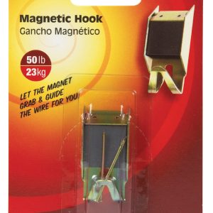 Hillman AnchorWire Brass-Plated Magnetic Picture Hanger 50 lb 1 pk