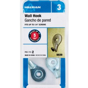 Hillman Utility Hooks 5 lb 2 pk