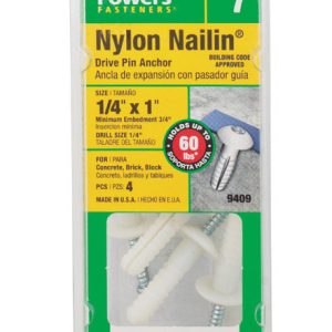 Hillman 1/4 in. D X 1 in. L Zinc Truss Head Truss Head Anchor 4 pk