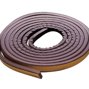 M-D Brown Rubber Weather Stripping Tape For Doors and Windows 17 ft. L X 7/32 in.