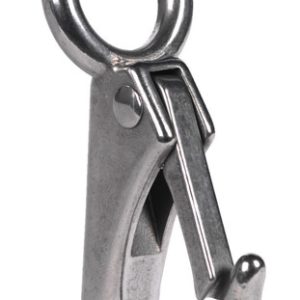 Campbell 3/4 in. D X 3-29/32 in. L Polished Stainless Steel Quick Snap 190 lb