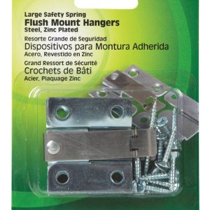 Hillman AnchorWire Silver Flush-Mount Picture Hanger 2 pk