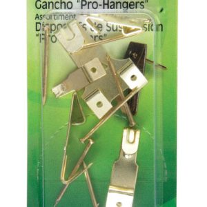 Hillman AnchorWire Brass-Plated Gold Assorted Picture Hanger 40 lb 5 pk
