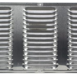 Air Vent 8 in. H X 16 in. L Mill Aluminum Undereave Vent