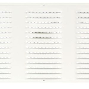Air Vent 8 in. H X 16 in. L White Aluminum Undereave Vent