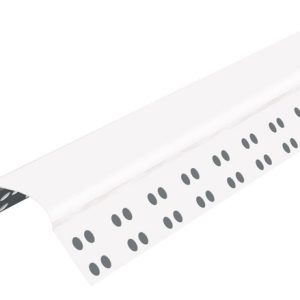 Amerimax .75 in. W X 8 ft. L PVC Bullnose Corner Bead