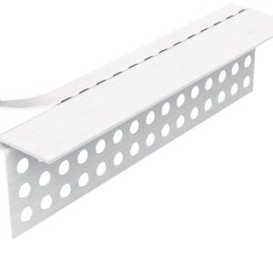 Amerimax .5 in. W X 10 ft. L PVC L Corner Bead