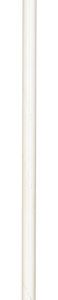 Lido 72 in. L X 1-3/8 in. D Powder Coated Stainless Steel Closet Rod