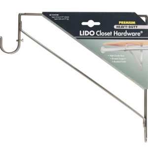 Lido 10-1/2 in. H X 1 in. W X 11 in. L Nickel Shelf Divider