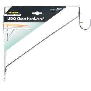 Lido 10-1/2 in. H X 1 in. W X 11 in. L Chrome Shelf Divider