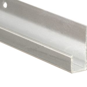 Prime-Line Silver Medium Mirror J Channel 40 lb 1 pk
