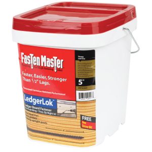 FastenMaster LedgerLok No. 0 X 5 in. L Hex Hex Washer Head Deck Screws 250 pk