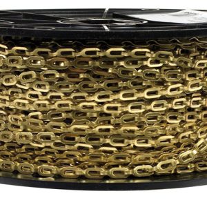 Campbell No. 1/0 in. Single Jack Brass Safety/Plumber Chain 13/64 in. D X 200 ft. L