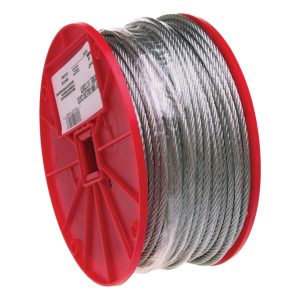 Campbell Galvanized Galvanized Steel 1/8 in. D X 500 ft. L Aircraft Cable