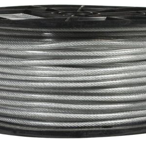 Campbell Clear Vinyl Galvanized Steel 3/32 in. D X 250 ft. L Aircraft Cable