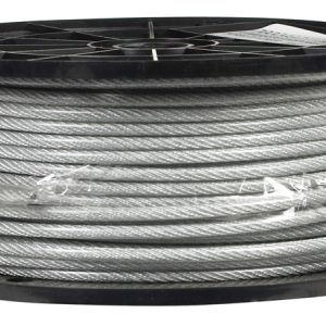 Campbell Clear Vinyl Galvanized Steel 1/8 in. D X 250 ft. L Aircraft Cable