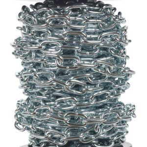 Campbell 1/4 in. Single Jack Carbon Steel Proof Coil Chain 1/4 in. D X 65 ft. L