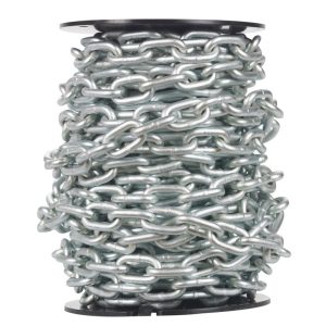 Campbell 5/16 in. Single Jack Carbon Steel Proof Coil Chain 5/16 in. D X 60 ft. L