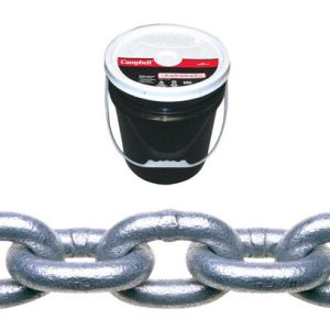 Campbell 5/16 in. Oval Link Carbon Steel Proof Coil Chain 5/16 in. D X 92 ft. L
