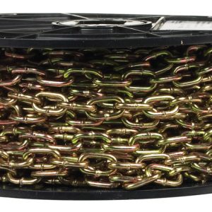 Campbell 3 in. Straight Link Carbon Steel Machine Chain 0.14 in. D X 50 ft. L