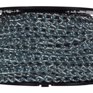 Campbell No. 2 Twist Link Carbon Steel Machine Chain 5/32 in. D X 125 ft. L