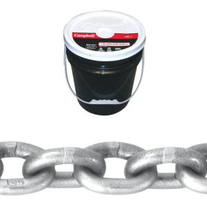 Campbell 5/16 in. Welded Carbon Steel Grade 43 High Test Chain 5/16 in. D X 100 ft. L