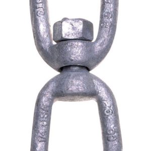 Campbell Galvanized Forged Steel Eye and Eye Swivel 2250 lb