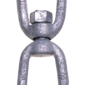 Campbell Galvanized Forged Steel Eye and Eye Swivel 3600 lb