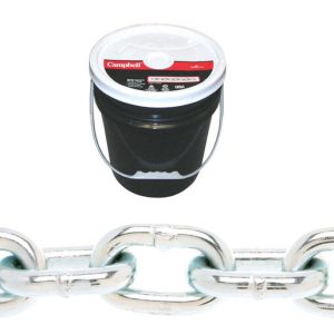 Campbell 3/16 in. Oval Link Carbon Steel Proof Coil Chain 3/16 in. D X 250 ft. L