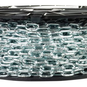 Campbell 4 Zinc Plated Metal Decorative Chain 0.12 in. D 0.58 in.