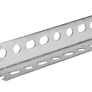 SteelWorks 1-1/2 in. W X 48 in. L Zinc Plated Steel Slotted Angle