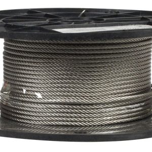 Campbell Electro-Polish Stainless Steel 1/8 in. D X 250 ft. L Cable