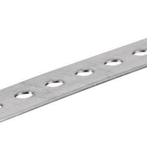 SteelWorks 0.074 in. X 1.38 in. W X 72 in. L Steel Slotted Flat Bar