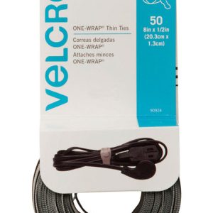 Velcro One-Wrap Ties 8 in. L 50 pk