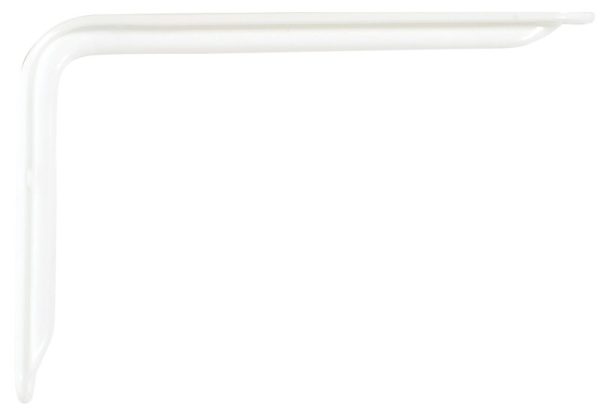 Knape & Vogt John Sterling White Steel Heavy Duty Bracket 12 Ga. 12 in. L 125 lb