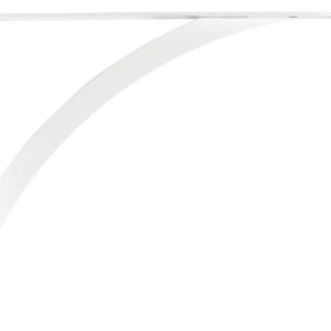 Knape & Vogt John Sterling White Steel Bracket 12 Ga. 10 in. L 100 lb