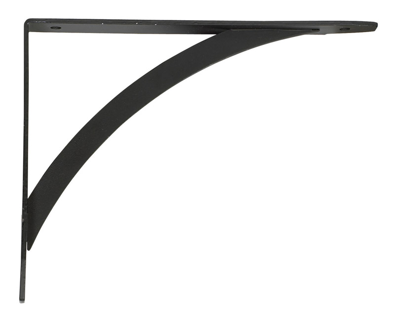 John Sterling Black Steel Elegant Bracket 12 Ga. 7 in. L 100 lb