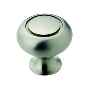 Amerock Allison Round Cabinet Knob 1-1/4 in. D 1-3/16 in. Satin Nickel 1 pk