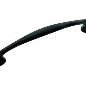 Amerock Allison Basic Metals Cabinet Pull 3.75 in. Flat Black 1 pk