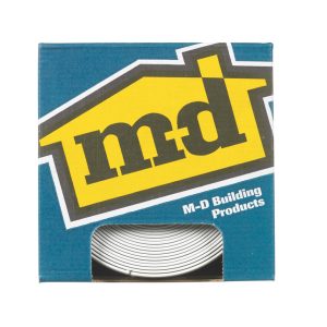 M-D 20 ft. L Prefinished White Vinyl Wall Base