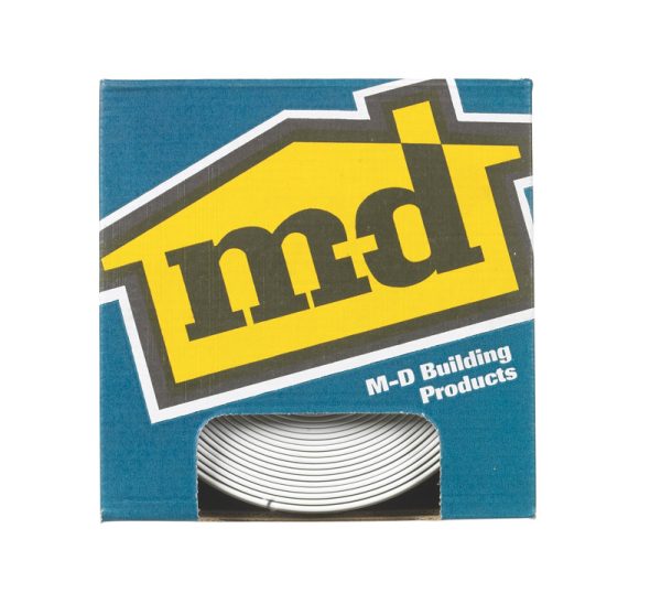M-D 20 ft. L Prefinished White Vinyl Wall Base