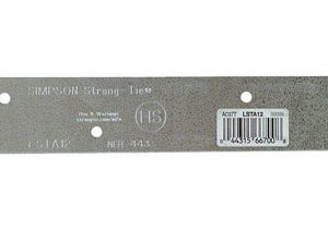 Simpson Strong-Tie 12 in. H X 1.25 in. W 20 Ga. Galvanized Steel Strap