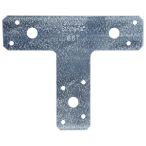Simpson Strong-Tie 5 in. H X 6 in. W 14 Ga. Galvanized Steel T Strap